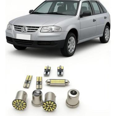 Imagem de Kit Lâmpadas Led Gol G4 G5 G6 G7 T10 - GUSTA CAR PARTS, Branco/T10