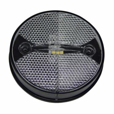 Imagem de 6 X Luz Lanterna Lateral 3led Bivolt Carreta/caminhão Randon 85mm Cris