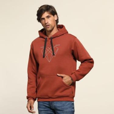 Imagem de Blusa de Moletom Canguru VLCS Good Things - VLCS VIOLAÇÕES, Telha, XG2