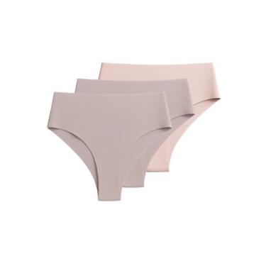 Imagem de Kit com 3 Calcinhas Fio Dental Hot Pant Liz 50255 Colorido, Rosa, G
