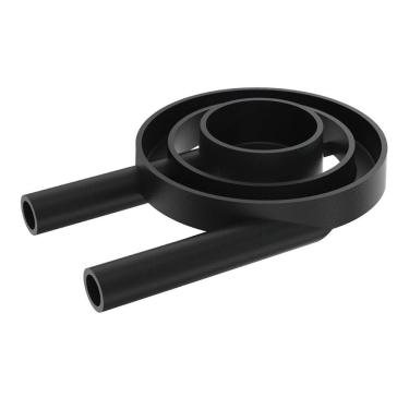 Imagem de Queimador Duplo Curto para Fogão Industrial Ferro Fundido 17,2cm Controle Independente dos Anéis Libaneza