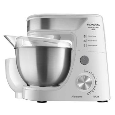 Imagem de Batedeira Planetária Premium Inox Mondial  BP-02P-W-TI, 110V