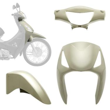 Imagem de KIT CARENAGEM HONDA BIZ 125 2006 2007 2008 2009 2010 3 PEçAS PRO TORK 