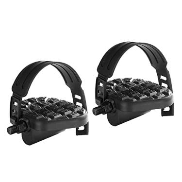 Imagem de YIJU 1 par de correias para pedal de ergométrica - correias de qualidade e alargadas para ergométrica para academia, 1/2 curto