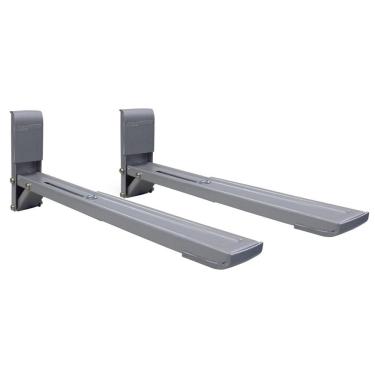 Imagem de Suporte para Forno Micro-ondas Brasforma SBR 3.7 com Braço Ajustável - Prata