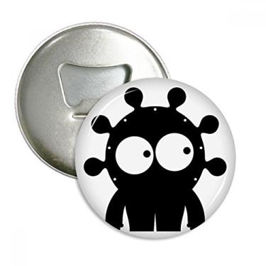 Imagem de Emblema multifuncional com emblema de ímã de geladeira, alienígena e monstro alienígena do universo