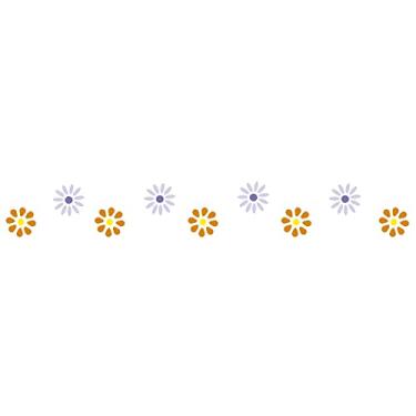 Imagem de Stencil de Plástico para Pintura OPA 04 x 30 cm - 295 Flores Diversas