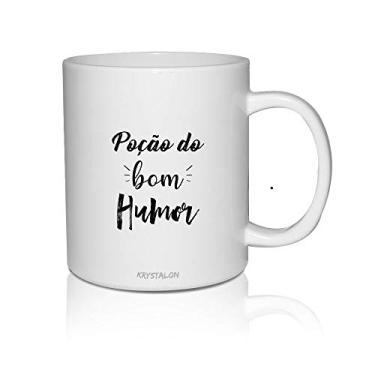 Imagem de Kit 2 Canecas Brancas Personalizadas para Home Office Poção do Humor