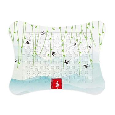 Imagem de Moldura de quebra-cabeça Spring Begins Twenty Four Solar Term Decoração de imagem Enfeite de jogo de quebra-cabeça