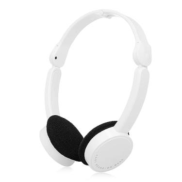 Imagem de HUIOP Fones de ouvido over-ear com fio de 3,5 mm, dobráveis, esportivos, portáteis, musicais, para crianças, MP4, MP3, smartphones, laptop