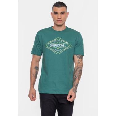 Imagem de Camiseta Fatal Estampada Dice Verde Dark Forest