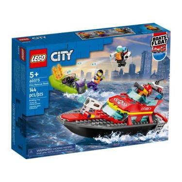 Imagem de Lego City Barco De Resgate Dos Bombeiros 60373