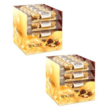 Imagem de 2 Caixas De Bombom Chocolate Ferrero Rocher - 2Cxs