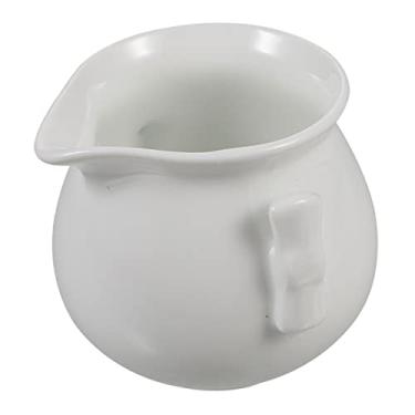 Imagem de GRIRIW balde molho jarro recipiente leite xícara caneca chaleira pode molheira leite molho Natal jarro leite espuma leite condimento