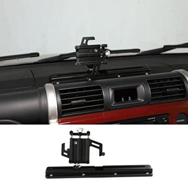 Imagem de Suporte de celular para painel de instrumentos de carro adequado para Toyot@a FJ Cruiser 2007-2021 Suporte de telefone de carro para painel de painel de rastreio Suporte de celular central para