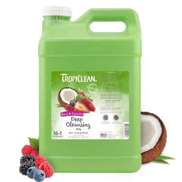 Imagem de Shampoo para cães TropicClean Berry & Coconut Deep Cleansing 9,5 L