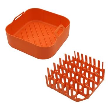 Imagem de Generic Microondas fogão fritadeira de ar forro silicone antiaderente forno titular para, Rack e bandeja para