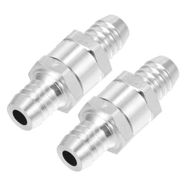 Imagem de Hihaha Válvula de retenção de linha de combustível/válvula de retenção unidirecional interna sem retorno combustível gasolina diesel para sistemas de combustível/liga de alumínio durável 5/20.3 cm 16