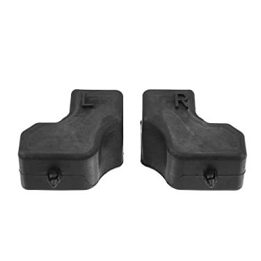 Imagem de X AUTOHAUX 1 par de amortecedores de borracha para porta traseira preta do lado esquerdo direito para F250 F350 F450 F550 Super Duty 2017 2018 2019 almofada de limitador de tampa traseira HC3Z-99439A00-A HC3Z-99439A00-B