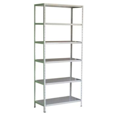 Imagem de Estante Armário De Aço 6 Bandejas 90cm Cinza Suporta 150kg - AMAPÁ