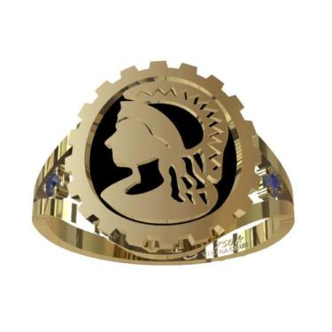 Imagem de Anel De Formatura De Engenharia Civil Em Ouro 18K - Vieira  Cruz Joias