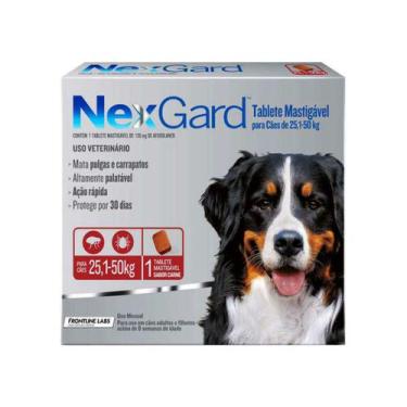 Imagem de Nexgard Cães 25 A 50kg Antipulgas Caixa 1 Comprimido - Boehringer