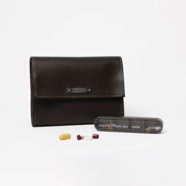 Imagem de Porta Comprimidos Pilbox Liberty V3 e V4 couro legitimo importado da f