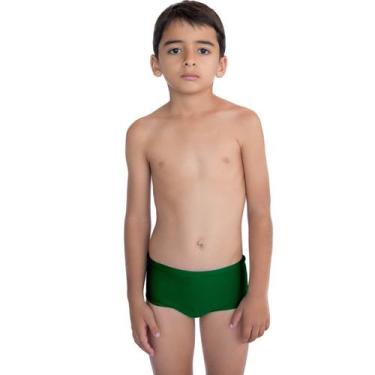 Imagem de Sunga Lisa Tradicional Infantil Juvenil Proteção Solar Uv 50 - HYPE MO