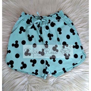 Imagem de Shorts estampado mickey - shortinho feminino - moda casual - Safira Ro