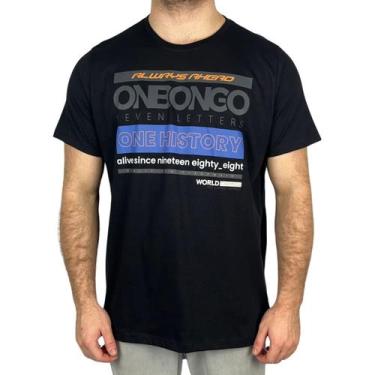 Imagem de Camiseta Onbongo Estampada Boni Preto, P, Preto