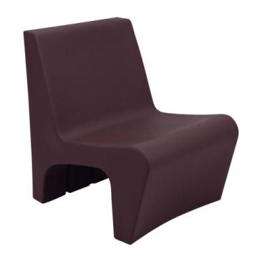 Imagem de Poltrona Tramontina Berta Em Polietileno Marrom Café