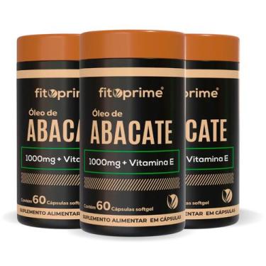 Imagem de Kit 3 Óleo de Abacate com Vitamina E 1000mg 60 Cápsulas Fitoprime
