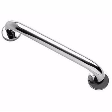 Imagem de Barra De Apoio Inox Para Banheiro 30cm segurança Idoso - Alumínios Com