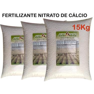 Imagem de Fertilizante Nitrato De Calcio 15Kg Ferti Adubo Hidroponia - AGROADUBO