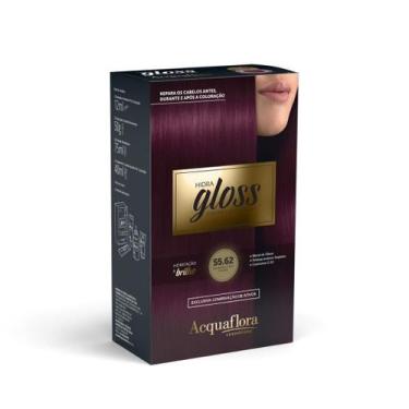 Imagem de Coloração Creme Hidra Gloss 55.62 Castanho Claro Violine - Acquaflora