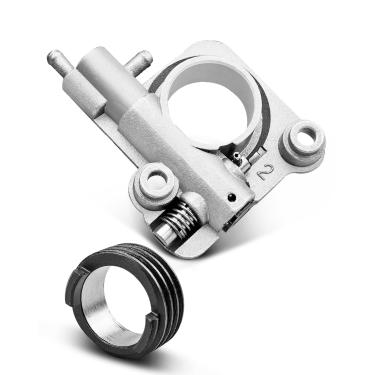 Imagem de AUGREX Bomba de óleo de montagem de lubrificação automática adequada para motosserra Echo CS-330MX4 CS-330T CS-360T CS-370 CS-370F CS-400 CS-400F, substitui C022000000 V652000010 P021001980