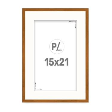 Imagem de Quadro Porta Retrato para Fotos 15x21 com Paspatur Borda Branca Proteção Petg