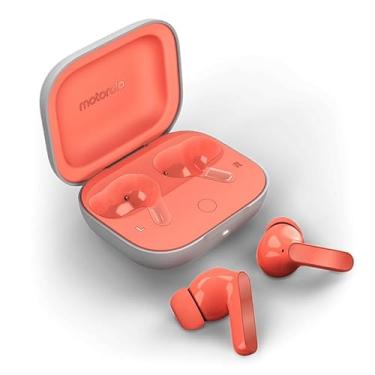Imagem de Motorola Moto Buds XT2441-1 Dinamic ANC, Triple Mic. Array, IPX IP54, Bluetooth 5.3, Dolby Atmos-Sound - (rosa pêssego)