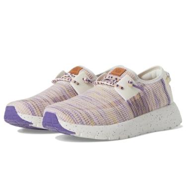 Imagem de Hey Dude Mocassim feminino Sirocco Multi Knit, Garça/Multi, 36