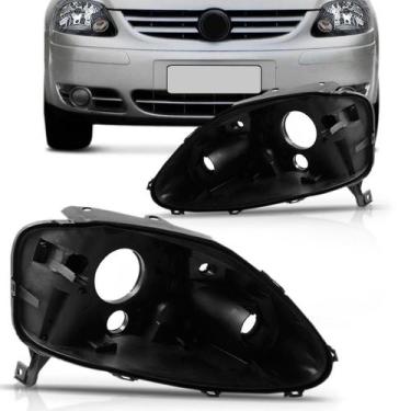 Imagem de Par reparo carcaça farol dianteiro fox 2004 2005 2006 2007 2008 2009 s