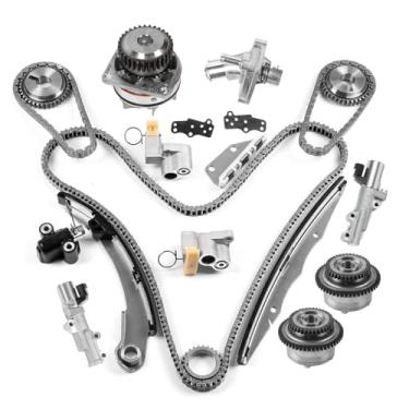 Imagem de INGKAN Kit de bomba de água de corrente de distribuição do motor VQ40DE/rodas dentadas VVT serve para Nissan Frontier 05-15/ NV1500 NV2500 NV3500 12-15/Pathfinder 06-12/Xterra 05-13 4.0L V6 DOHC OE