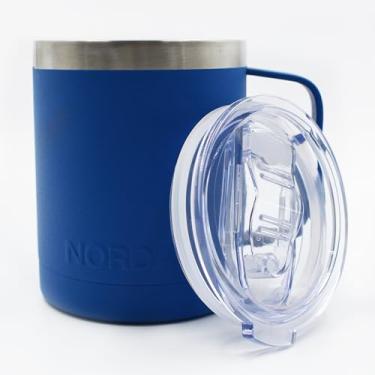 Imagem de NORDAY | Copos de aço inoxidável – Copos | Caneca de café 350 ml Copo térmico azul | Mantém a temperatura entre 8 e 24 horas | Tampa antiderramamento - Ideal para viagens | Parede dupla - Extra