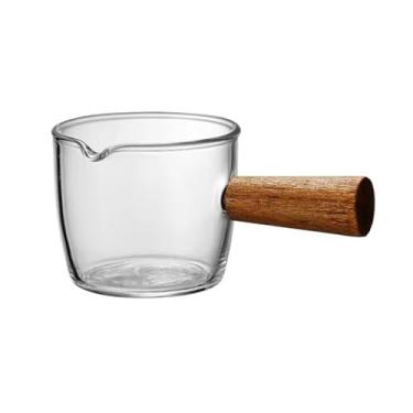 Imagem de Molheira Jarras de leite de vidro, copos pequenos de leite, alça de madeira, pires, tempero, prato pequeno, bife, comida ocidental, tigela de suco Jarra de Molheira(Médio)