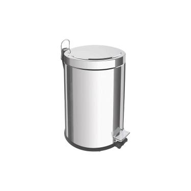 Imagem de Lixeira Inox Com Pedal Tramontina Brasil Com Acabamento Polido E Balde Interno 5 L Tramontina