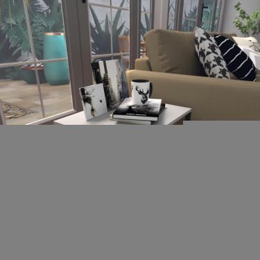 Imagem de Mesa Lateral Cinza Aparador De Sofa Sala Mesa Lateral Cama