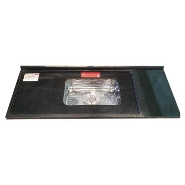 Imagem de Pia De Cozinha Granito 150 Cm São Gabriel Master Cuba Simples Preto São Gabriel