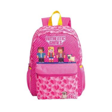 Imagem de Mochila De Costas Infantil Authentic Games Rosa - Sestini
