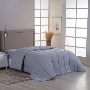 Imagem de Edredom Minimal King Super Macio Malha 100% Algodão 01 Peça - Cinza