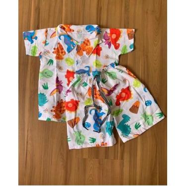 Imagem de Conjunto Infantil Menino Mauricinho Dinossauro Baby - Top Baby, 1 Ano