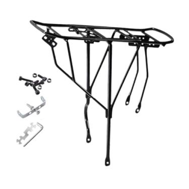 Imagem de oshhni Suporte de Bagagem para Bicicleta, Suporte Traseiro para Transporte de Carga em Passeios Ao Ar Livre, Engrossar Buraco